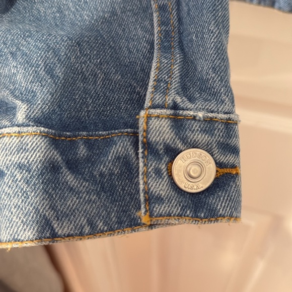 π NEW π Hudson Jeans β’ Jean Jacket β’ Size S/M - Picture 5 of 12